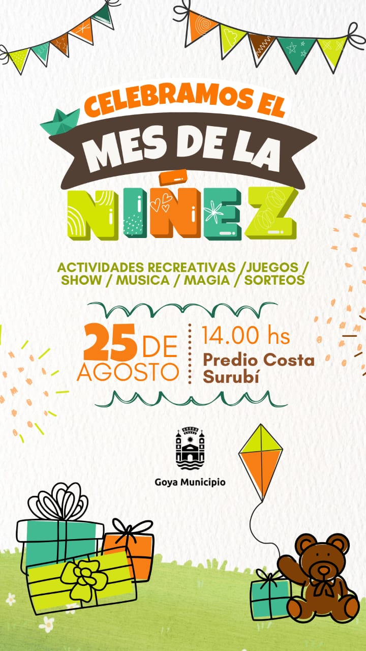  Julio Canteros: TODO LISTO PARA UNA GRAN JORNADA DE CELEBRACIÓN DEL MES DE LA NIÑEZ