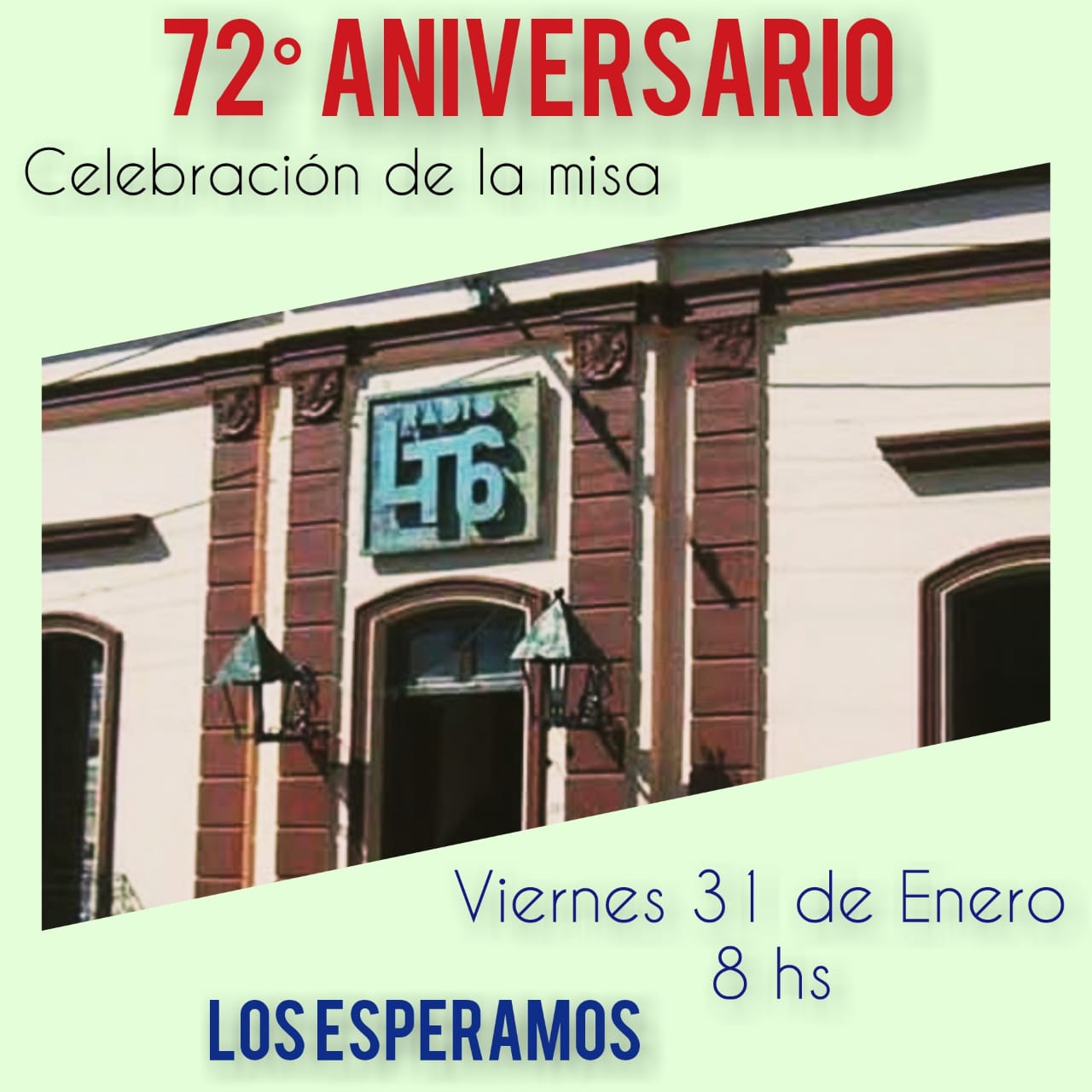 MISA ANIVERSARIO DE LT6 “RADIO GOYA”: 72 años de acompañar desde el Aire a la Ciudad y la Región