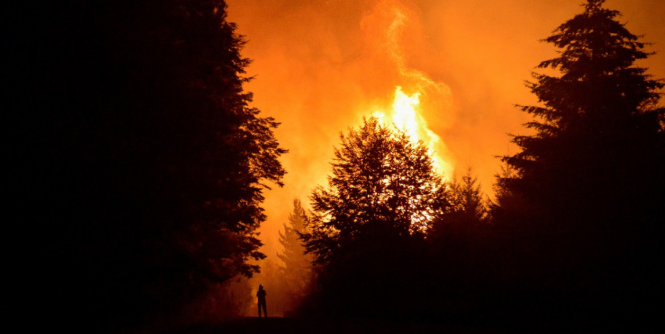 Incendios en El Bolsón: el presidente del comité de Bomberos dijo que "la situación es desgarradora"