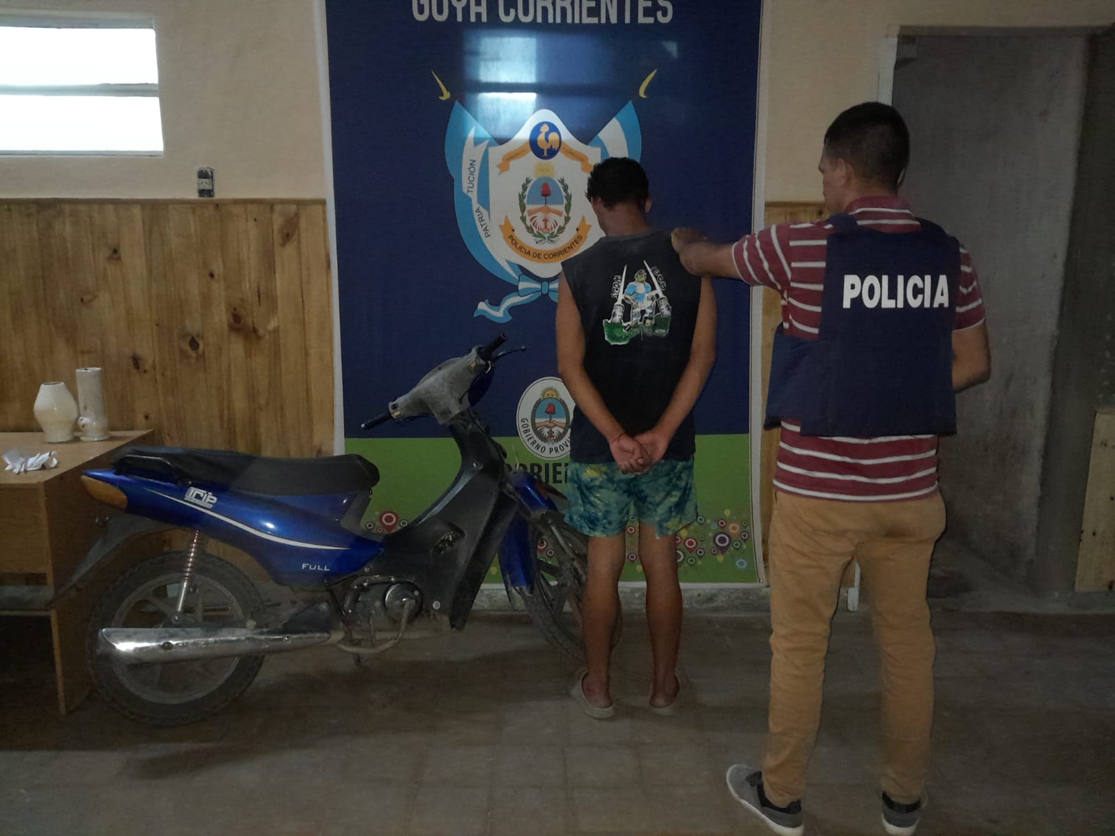 POLICÍA RECUPERÓ UNA MOTOCICLETA SUSTRAÍDA EL DOMINGO PASADO