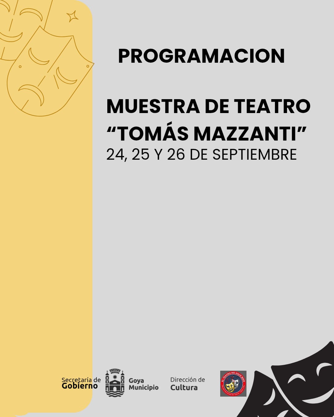 3ª MUESTRA DE TEATRO TOMAS MAZZANTI