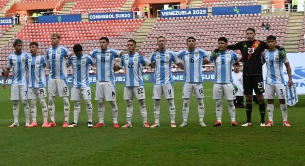 Selección Argentina Sub-20 vs Uruguay por el Sudamericano 2025: horario, formaciones y TV