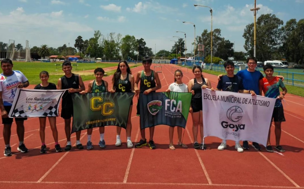 JÓVENES DE LA ESCUELA MUNICIPAL DE ATLETISMO DE GOYA DESTACADOS EN COPA NACIONAL U16