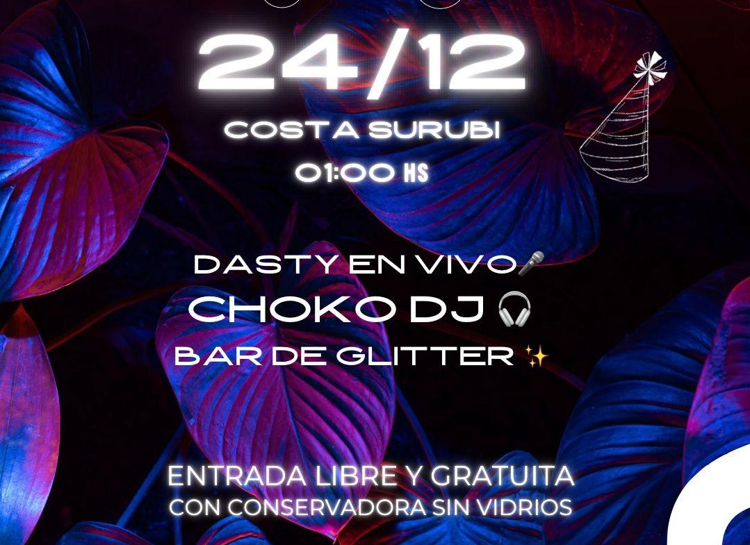 RECIBÍ LA NAVIDAD EN COSTA SURUBÍ