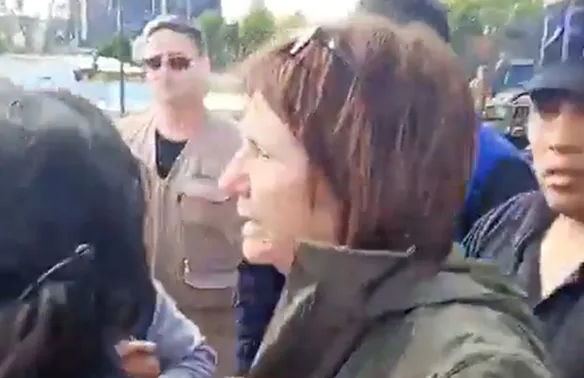 El mal momento de Patricia Bullrich y Luis Petri en Bahía Blanca: la gente los repudió y casi los linchan