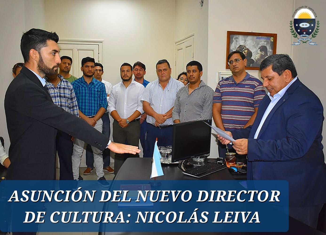 Nicolás Leiva es el nuevo director de Cultura de Santa Lucía