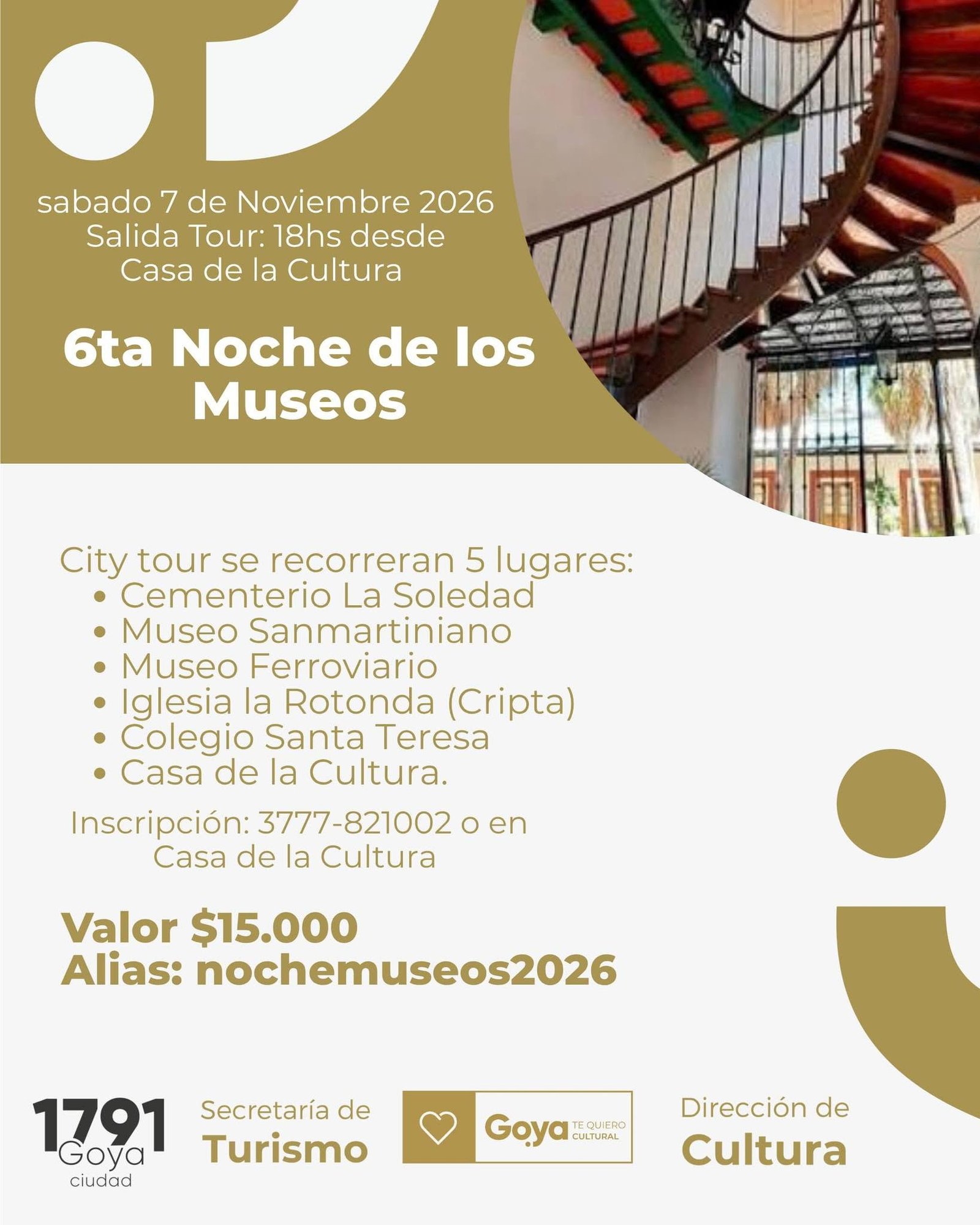 noche de los museos flyr