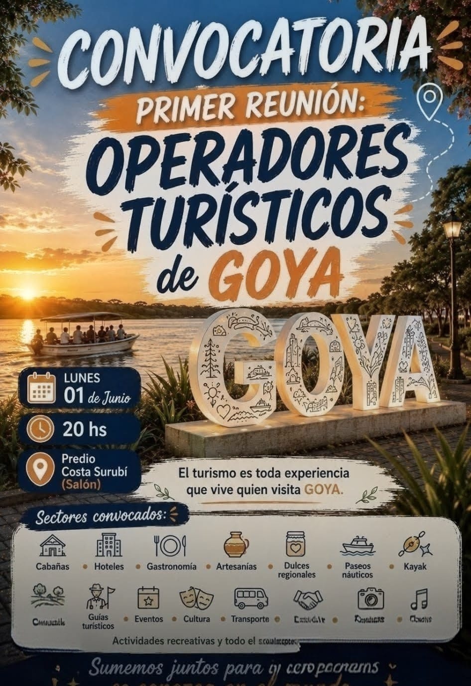 CONVOCAN A OPERADORES TURÍSTICOS PARA CONSOLIDAR A GOYA COMO DESTINO ESTRATÉGICO