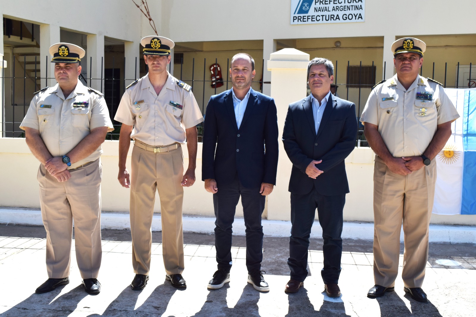 NUEVO JEFE DE PREFECTURA GOYA: REGONDI DESTACÓ LA SEGURIDAD EN EL RÍO