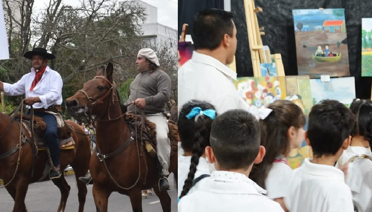 Damián Pini resaltó la labor de agrupaciones tradicionalistas y escuelas rurales en eventos de Goya