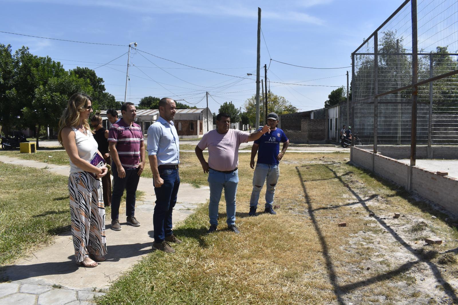 Polideportivo “Juan Pablo II”: OBRAS EN ZONA SUR DE LA CIUDAD DE GOYA