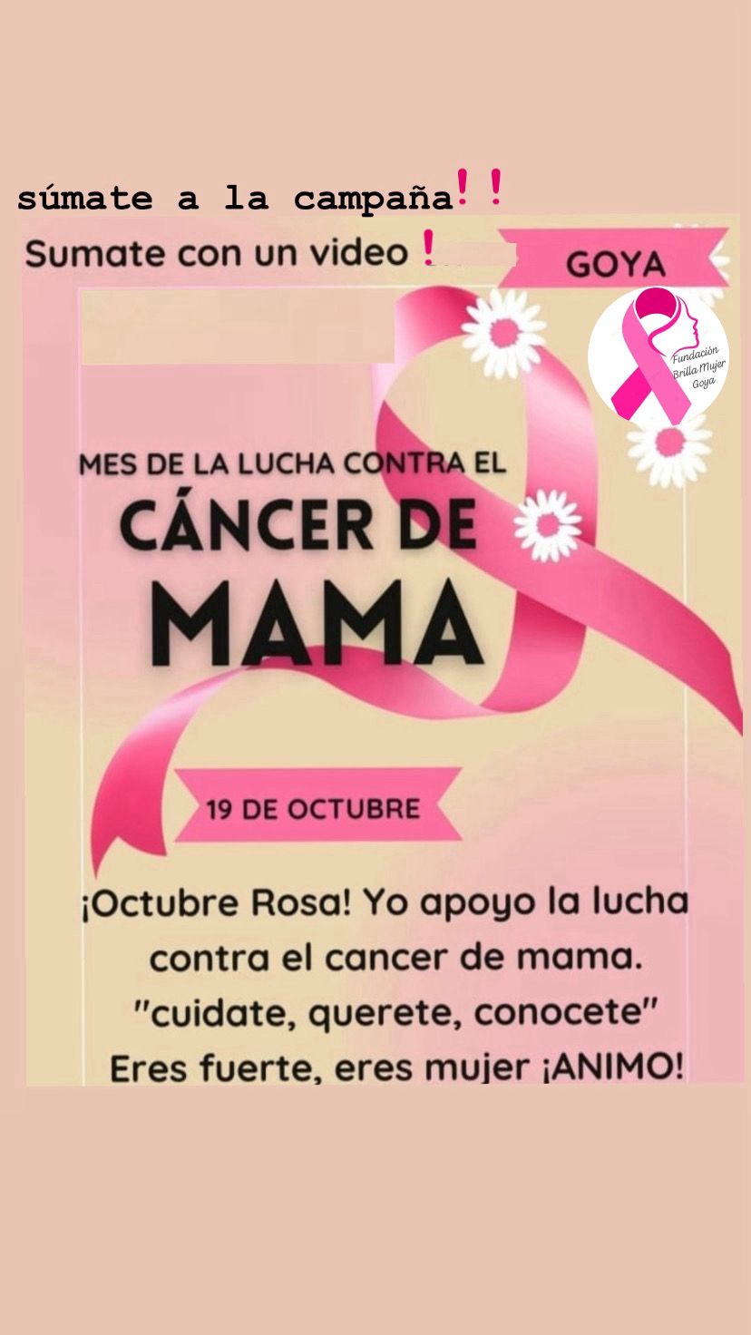 OCTUBRE ROSA: MES DE LA LUCHA CONTRA EL CÁNCER DE MAMA