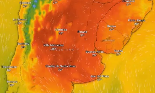 Qué es un "domo de calor", el fenómeno climático que afecta a la Argentina