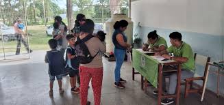 Dispositivo médico asistencial en la zona rural.