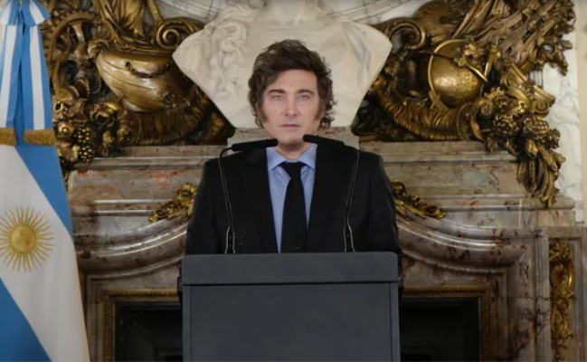 Javier Milei llamó a "extirpar el cáncer de la ideología woke" en Davos