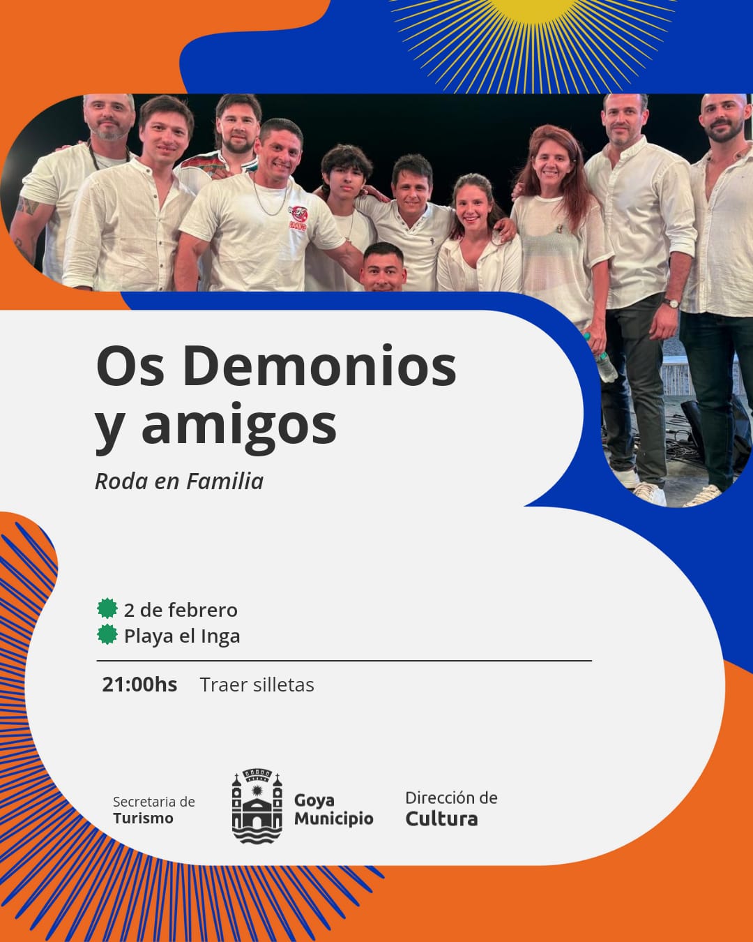 LA COSTANERA NORTE SE LLENA DE RITMO CON “OS DEMONIOS Y AMIGOS” EN UNA RODA EN FAMILIA
