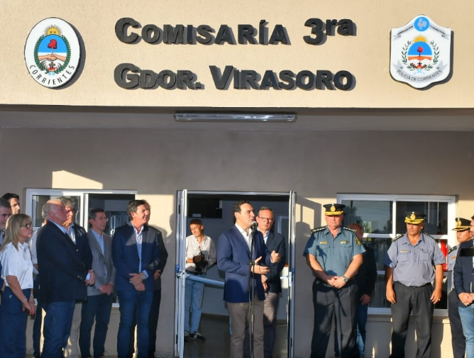 Valdés inauguró la nueva Comisaría Tercera de Virasoro