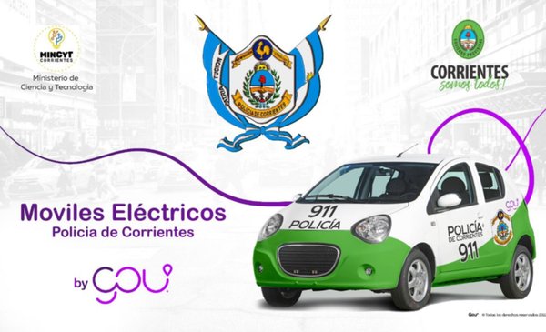 Se presenta oficialmente: GOYA FABRICA EL PRIMER PATRULLERO POLICIAL IMPULSADO CON BATERIAS