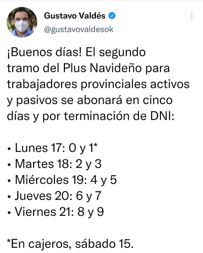 Bono Navideño: Provincia paga $10 mil, vuelca al mercado local $860 millones y acumula una inversión total de $1.300 millones