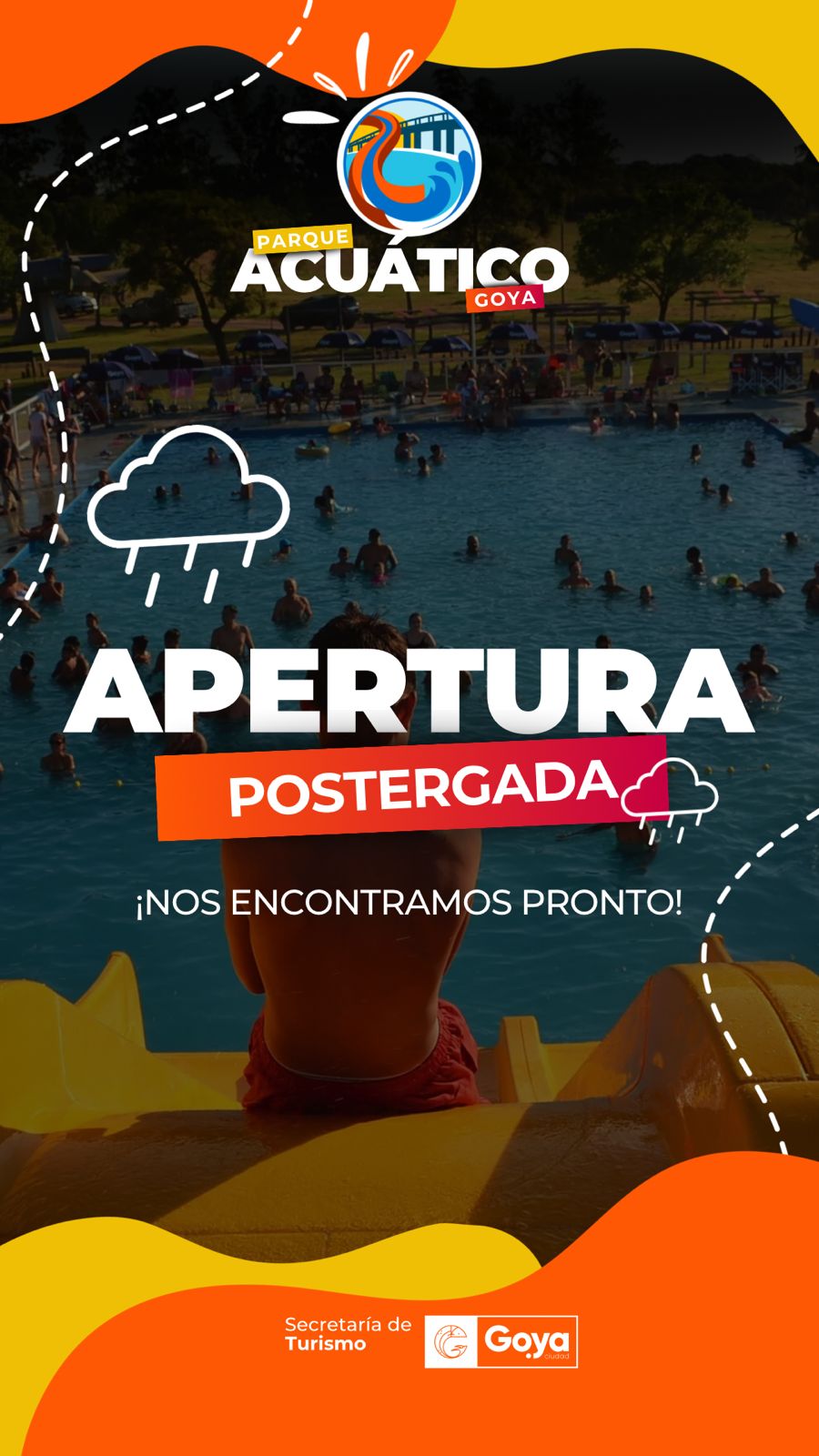 SE POSTERGA LA APERTURA DEL PARQUE ACUÁTICO: LA NUEVA FECHA SE ANUNCIARÁ PRONTO