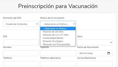 preinscripcion