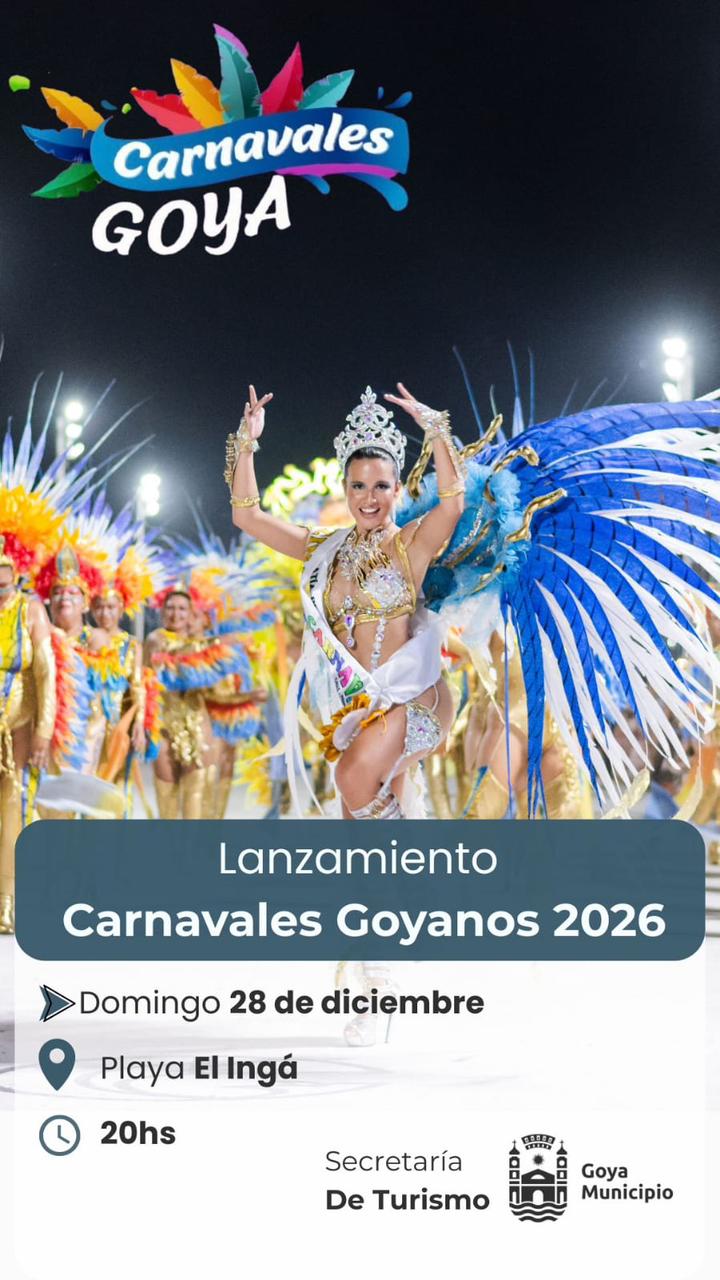 ESTE DOMINGO 28: PRESENTACIÓN DE LOS CARNAVALES GOYANOS