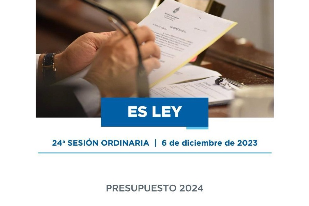 Diputados convirtió en Ley el Presupuesto Provincial 2024