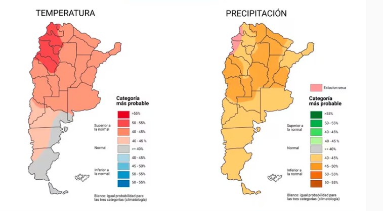 LA PRIMAVERA SERÁ MÁS CALUROSA QUE LO HABITUAL Y CON POCAS LLUVIAS EN LA MAYOR PARTE DEL PAÍS