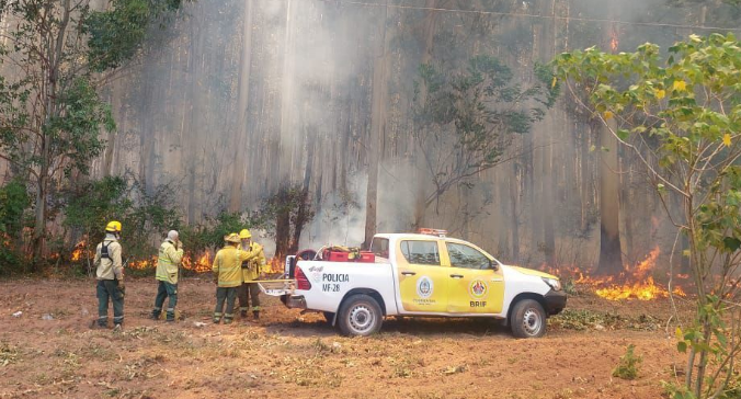 El gobernador Valdés garantizó el combate al fuego