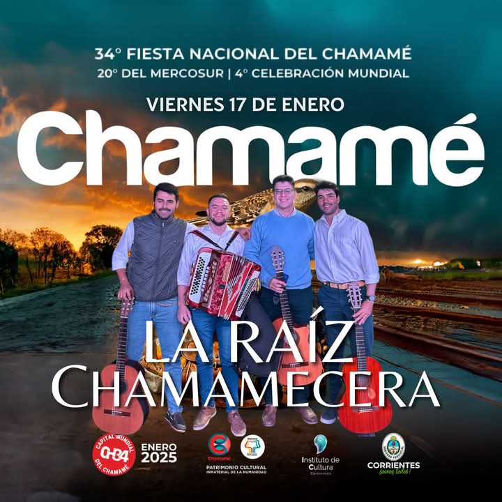 LA RAÍZ CHAMAMECERA EN LA APERTURA DE LA FIESTA NACIONAL DEL CHAMAMÉ