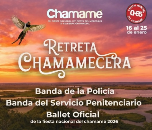 Se realizará una Retreta Chamamecera en La Unidad