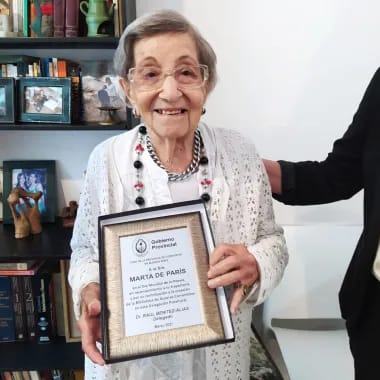 DESDE LA BIBLIOTECA POPULAR RECUERDAN EL NATALICIO DE MARTA ELGUL DE PARÍS
