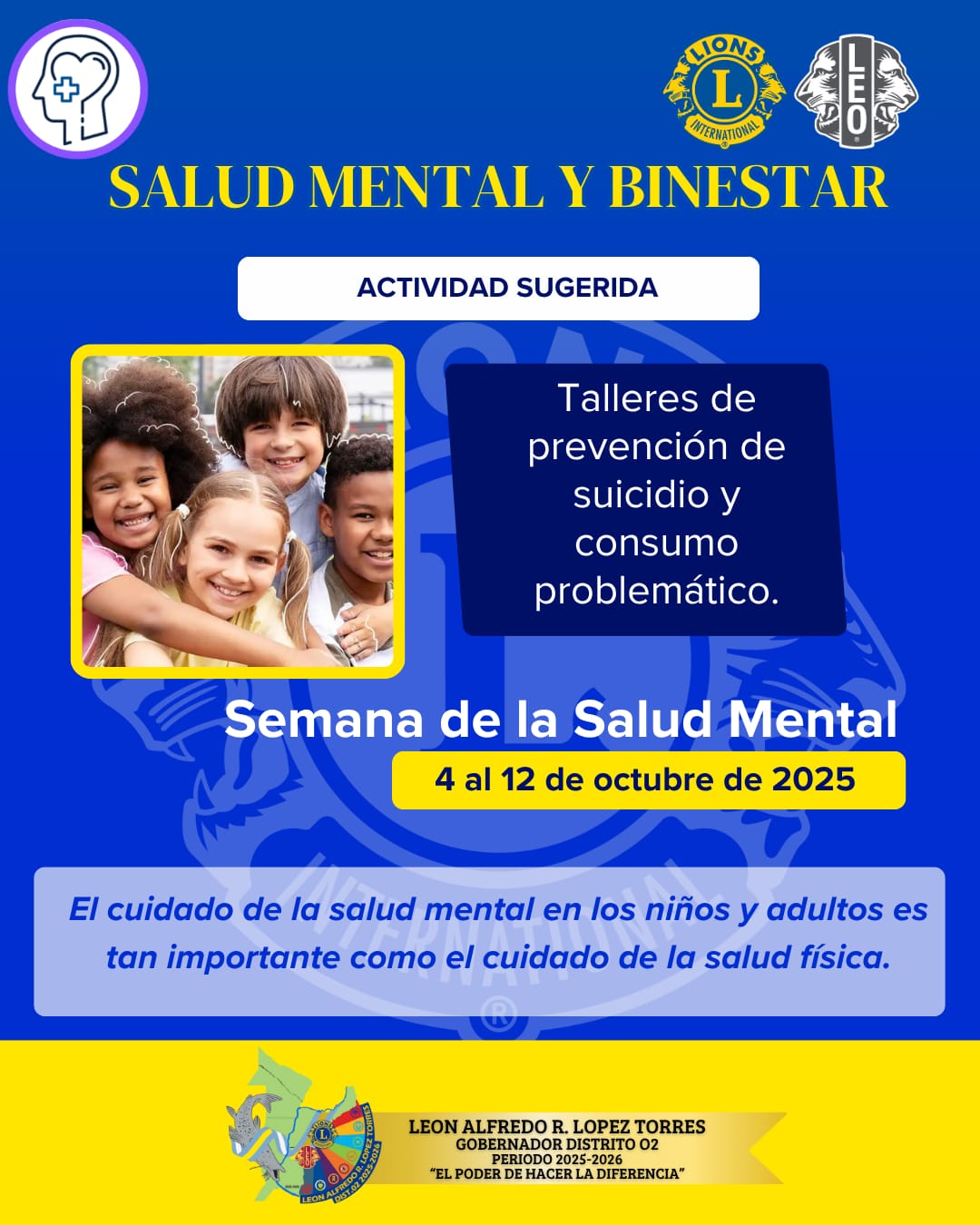 SALUD MENTAL Y BIENESTAR: “VAMOS A ROMPER EL ESTIGMA”