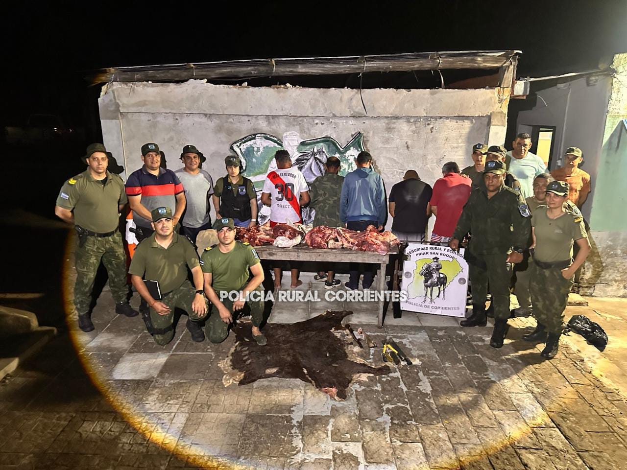 TRES DETENIDOS TRAS PERSECUCIÓN Y EL HALLAZGO DE CARNE CLANDESTINA