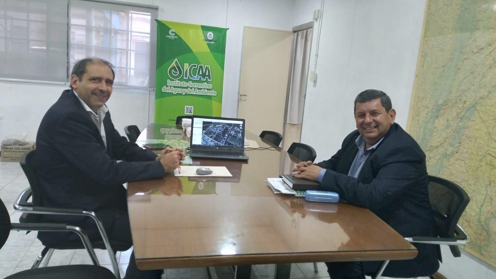 Villordo se reunió con el administrador del ICAA 