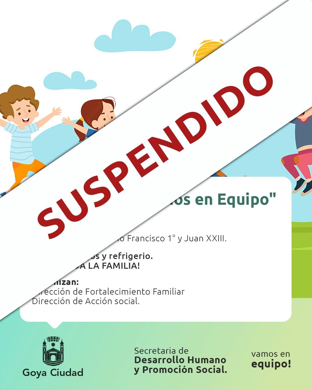 suspendido evento