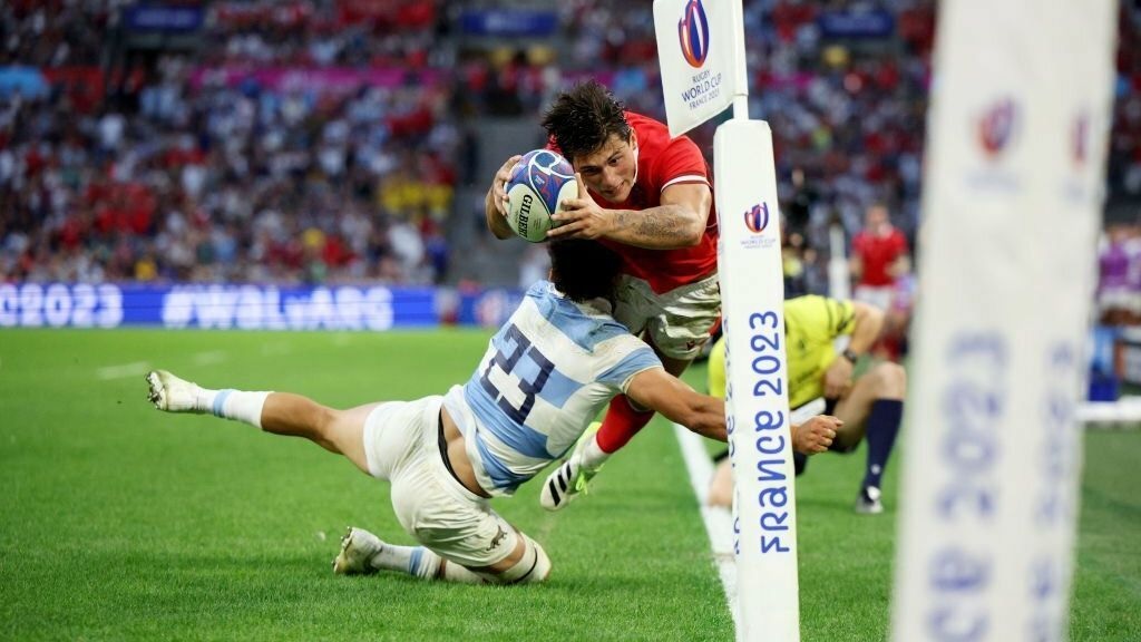 tackle milagroso y los dos tries del triunfazo histórico de Los Pumas
