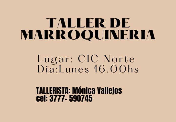 TALLERES DE OFICIOS BARRIALES