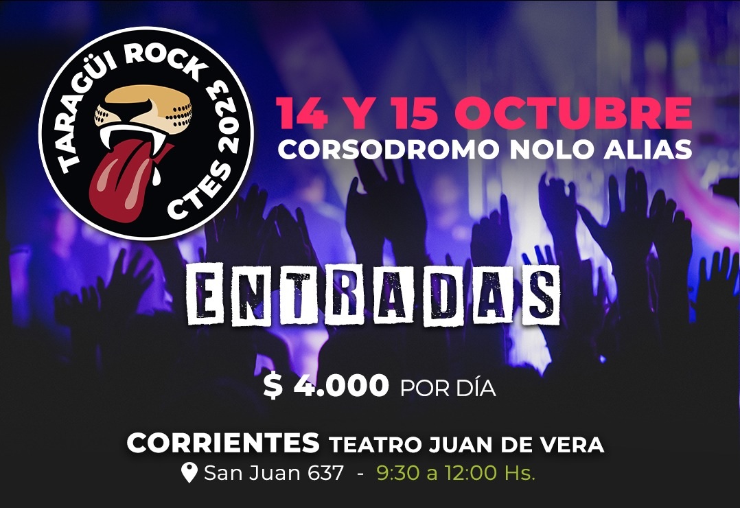 Miguel Mateos y otras grandes bandas completan la grilla del Taragüí Rock