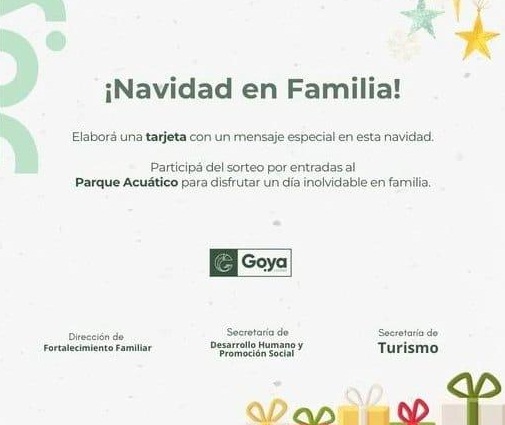 LA MUNICIPALIDAD PREMIARÁ A LA MEJOR TARJETA NAVIDEÑA