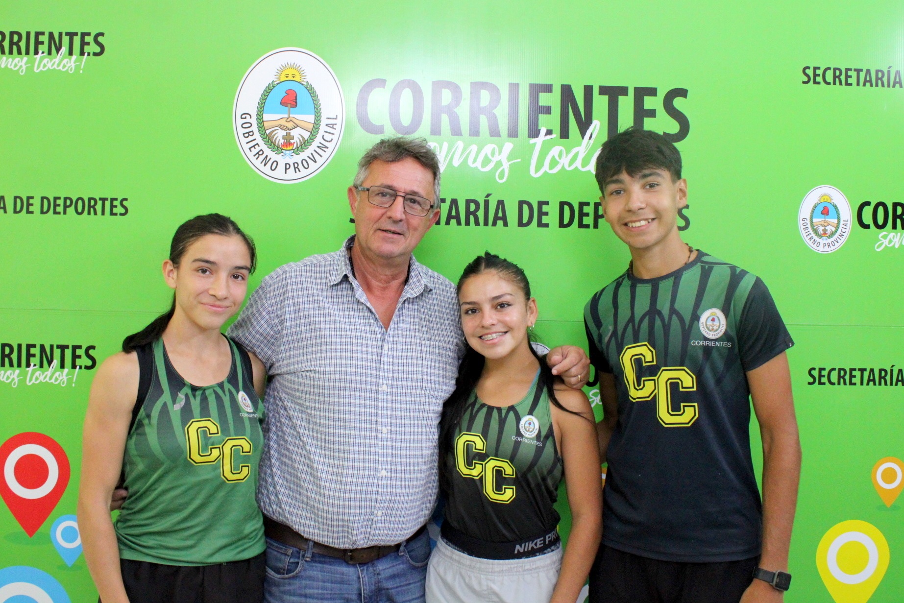Terrile se reunió con destacados atletas correntinos para planificar actividades