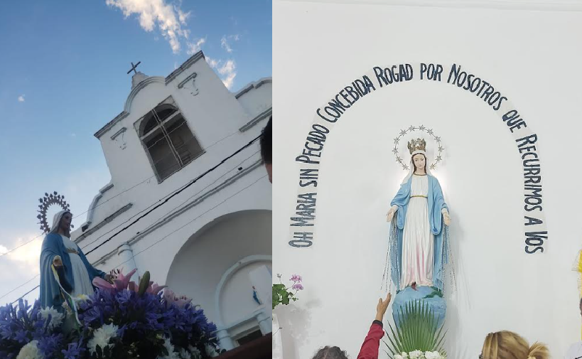 CELEBRAN EL DIA DE LA MEDALLA MILAGROSA EN GOYA