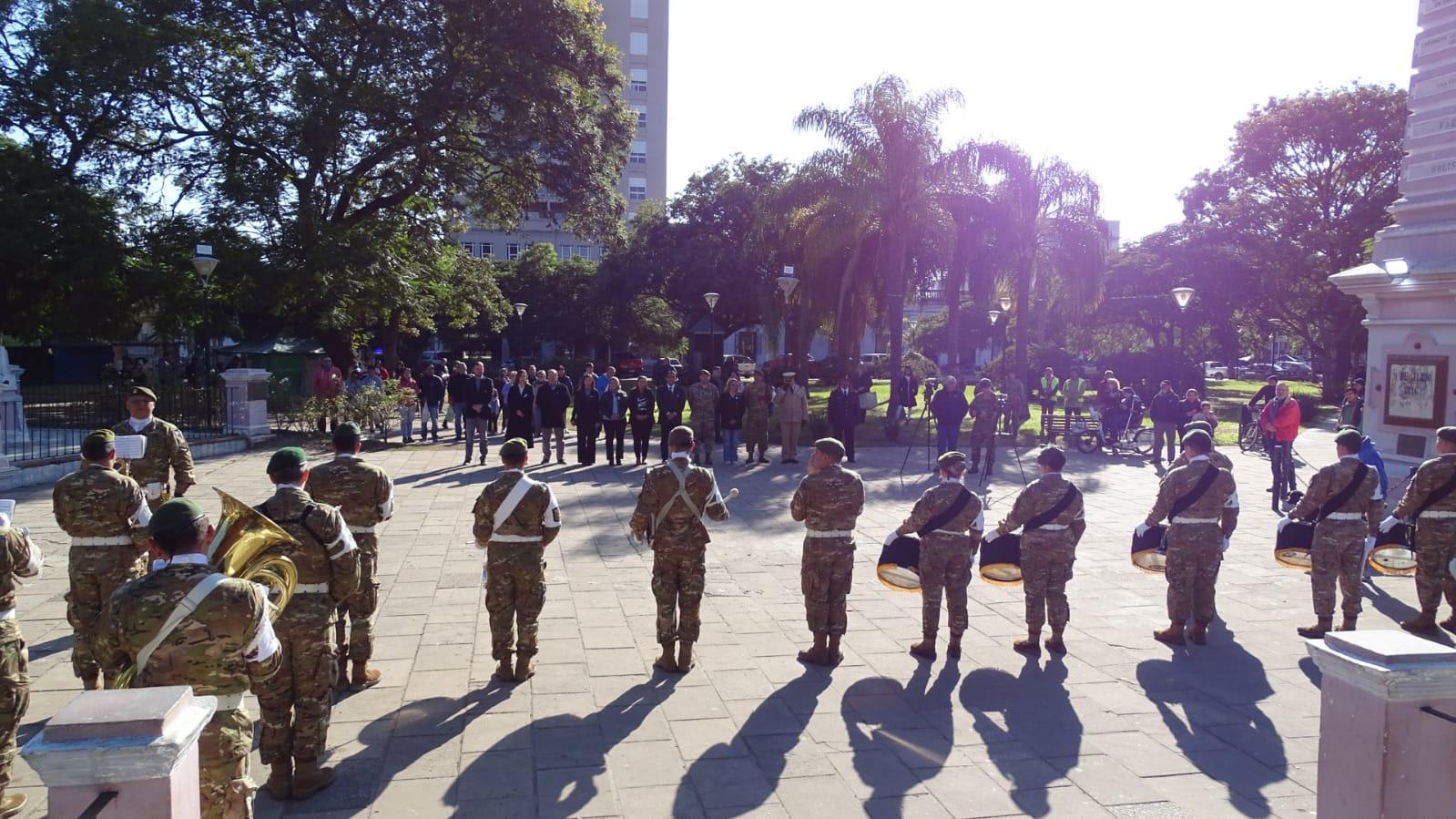 DIA DE LA ESCARAPELA   GOYA HONRO Y CONMEMORO EL DÍA DEL PRIMER SÍMBOLO PATRIA, EN PLAZA MITRE