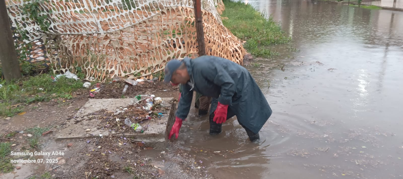 LLUVIA CAÍDA EN LA CIUDAD: 50 MILÍMETROS