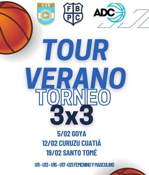Tour de Verano 3 x 3: CERCA DE 50 EQUIPOS REGISTRARON SU INSCRIPCIÓN PARA EL MIÉRCOLES
