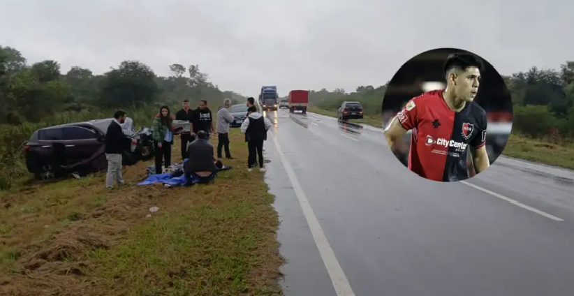 Choque fatal en Chaco: murió un hombre tras un impacto en la Ruta 11 y el futbolista Saúl Salcedo resultó herido