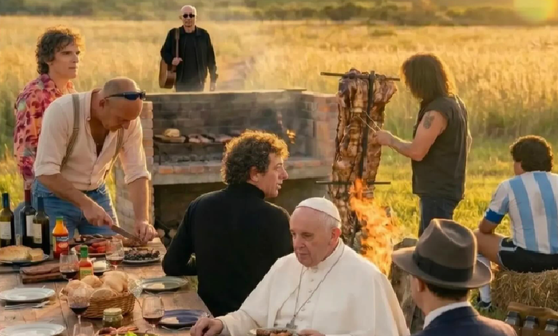 IMÁGEN VIRAL: EL ASADO ETERNO MÁS ESPERADO DEL CIELO ARGENTINO