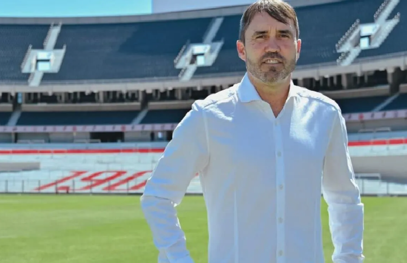 CHACHO COUDET FUE PRESENTADO EN RIVER: "ME GUSTA EL LÍO Y PARA ESO ESTAMOS"