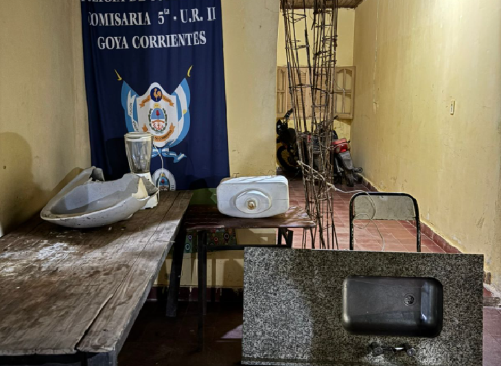 GOYA: RECUPERAN VARIOS ELEMENTOS TRAS DENUNCIA EN COMISARÍA QUINTA