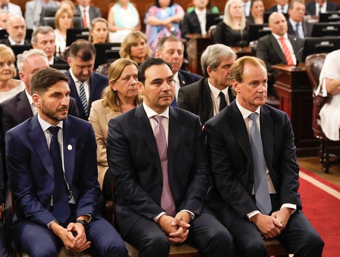 Valdés acompañó a Frigerio en su asunción como gobernador de Entre Ríos y ratificó trabajo conjunto